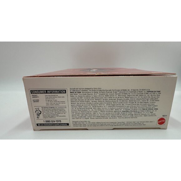 1996 Limited Edition Calvin Klein Jeans Bloomingdale's Barbie NIB NRFB #16211 - Picture 7 of 7